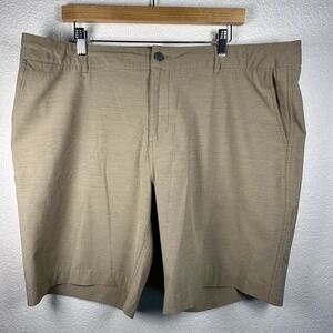 Faherty All Day Shorts 1.0  9" Inseam Performance Men's Khaki Size 40